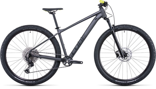 Cube Attention SL 2022 Grey n Lime Trifour Bikes